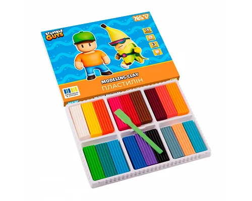 Пластилін Yes Stumble Guys 18 кольорів 360 г (540710)