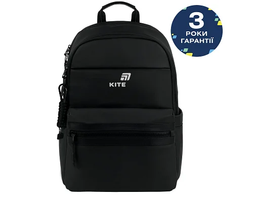 Рюкзак Kite Education teens Black спинка 44 см (K26-2721L-2)