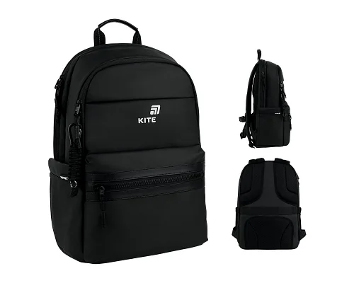 Рюкзак Kite Education teens Black спинка 44 см (K26-2721L-2)