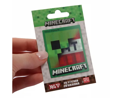 Наклейка 2D Yes Minecraft Creeper (708510)