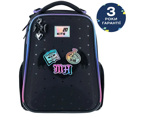 Рюкзак шкільний каркасний Kite Education Monster High спинка 38 см (MH26-531M)