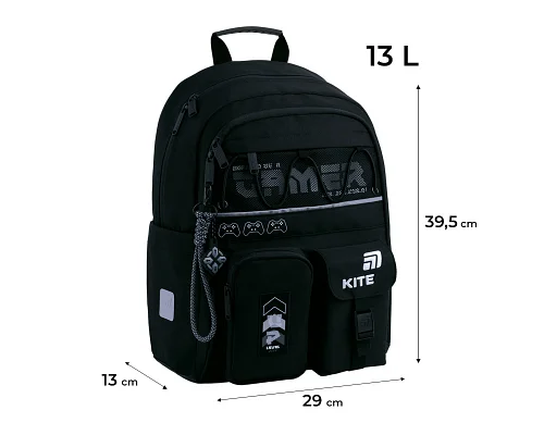 Рюкзак шкільний Kite Education Gamer спинка 39,5 см (K26-584M-5)