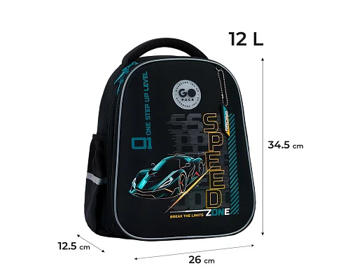 Рюкзак шкільний шкільний напівкаркасний GoPack Education Speed Zone спинка 34 см (GO26-165S-5)