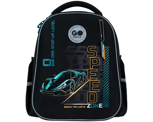 Рюкзак шкільний шкільний напівкаркасний GoPack Education Speed Zone спинка 34 см (GO26-165S-5)
