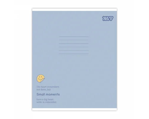 Зошит шкільний Yes Small moments А5 12 аркушів коса лінія (768687)