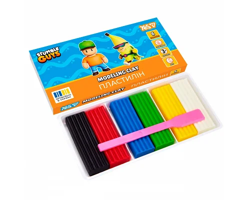 Пластилін Yes Stumble Guys 6 кольорів 120 г (540725)
