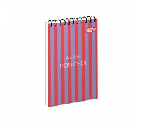 Зошит для записів Yes Simple Stripes одинарна спіраль А7/80 аркушів (152369)
