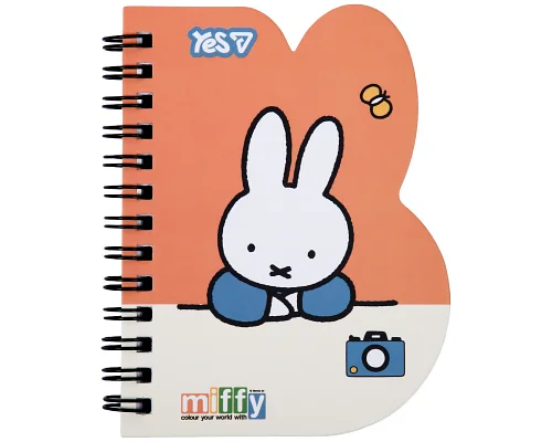 Блокнот Yes Miffy Camera В7 60 листов клетка (152219)