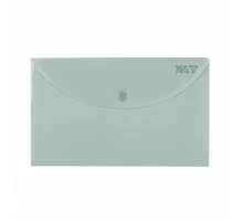 Папка-конверт Fusion Turquoise В6 на кнопці YES (492422)