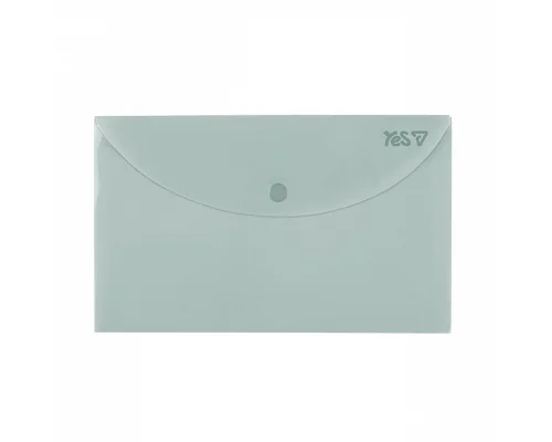 Папка-конверт Fusion Turquoise В6 на кнопці YES (492422)