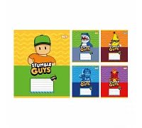 Зошит шкільний Yes Stumble Guys А5 12 аркушів клітинка (768728)