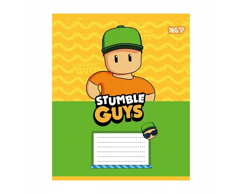 Зошит шкільний Yes Stumble Guys А5 12 аркушів клітинка (768728)