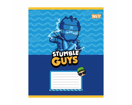 Зошит шкільний Yes Stumble Guys А5 12 аркушів клітинка (768728)