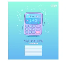 Зошит предметний Yes Funny school МАТЕМАТИКА 24 аркуші клітинка (768548)