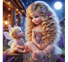 Алмазна мозаїка «Вечірня розмова» 20*20см Dreamtoys (S10313)