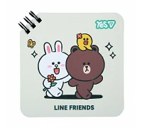 Блокнот Yes Line Friends Butterfly 110x110 80 листов линия (152192)
