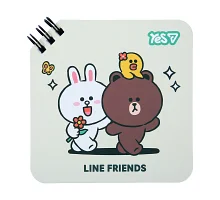 Блокнот Yes Line Friends Butterfly 110x110 80 аркушів лінія (152192)