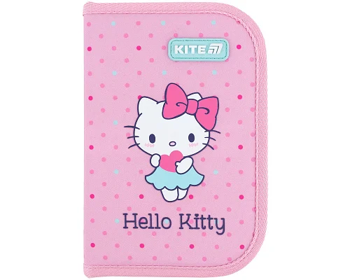 Пенал без наповнення Kite Hello Kitty, 1 відділення, 2 відвороти (HK26-622)