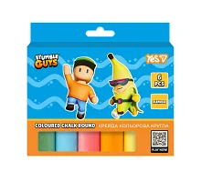 Мел кольоровий Yes Stumble Guys 6 штук JUMBO (400573)