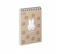 Зошит для записів Yes Miffy Calm friend одинарна спіраль А6/80 аркушів (152459)