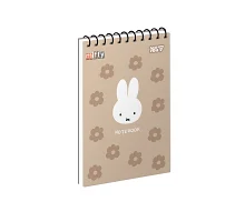 Тетрадь для записей Yes Miffy Calm friend одинарная спираль А6/80 листов (152459)