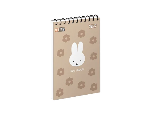 Тетрадь для записей Yes Miffy Calm friend одинарная спираль А6/80 листов (152459)