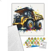 Картина за номерами Яскравий самоскид 12512-АС 40х40 см Art Craft (12512-AC)