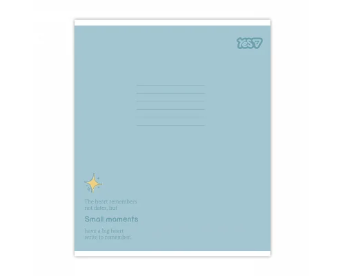 Зошит шкільний Yes Small moments А5 18 аркушів клітинка (768688)