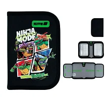 Пенал без наповнення Kite Ninja Turtles, 1 відділення, 2 відвороти (NT26-622)