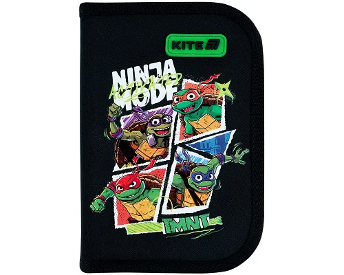 Пенал без наповнення Kite Ninja Turtles, 1 відділення, 2 відвороти (NT26-622)
