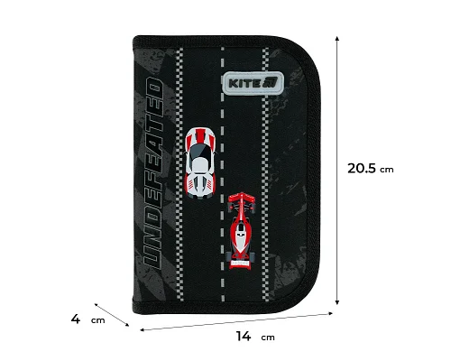 Пенал без наповнення Kite Race&Win, 1 відділення, 1 відворот (K26-621-4)