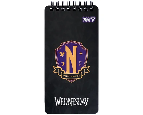 Блокнот Yes Wednesday NA 80x160 60 аркушів клітинка (152208)
