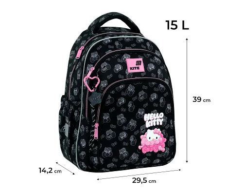 Рюкзак шкільний Kite Education Hello Kitty спинка 39 см (HK26-763M)