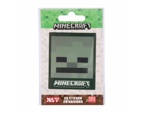 Наліпка 2D Yes Minecraft Skeleton (708511)