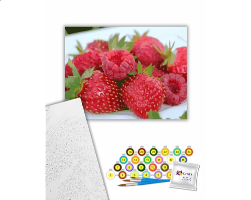 Картина за номерами Літні ягоди 40х50 см Art Craft (504006-NC)