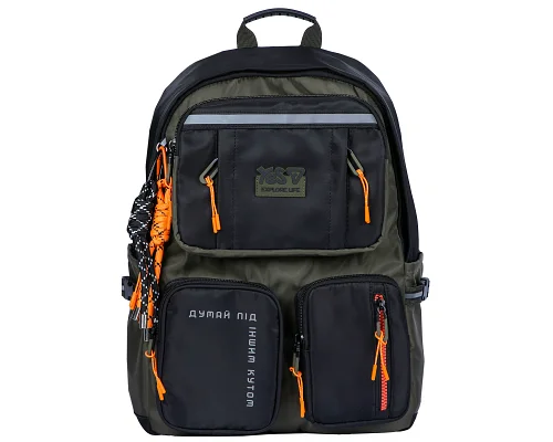 Рюкзак шкільний Windsor Green T-107L для хлопчика 43.5 см YES (550351)