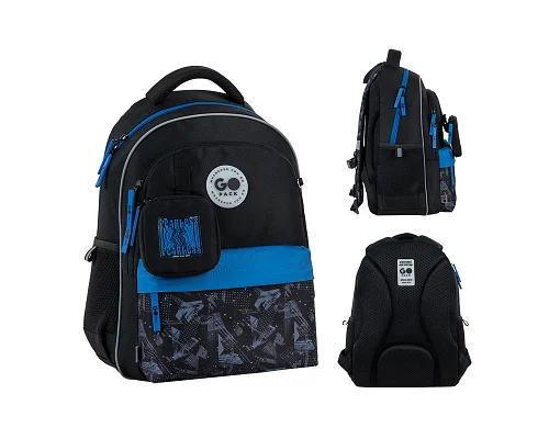 Рюкзак шкільний шкільний GoPack Education Fearless Vibe спинка 41 см (GO26-182M-6)