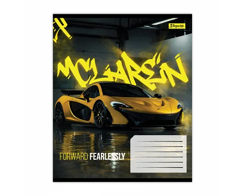 Зошит шкільний 1Вересня Fearleslly forward А5 12 аркушів клітинка (768667)