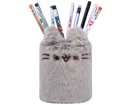 Стакан для письменных принадлежностей Yes мех Pusheen (708758)