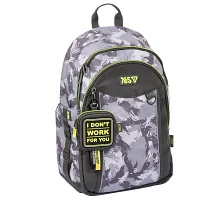 Рюкзак шкільний Grey TS-60L для хлопчика 43 см YES (550405)