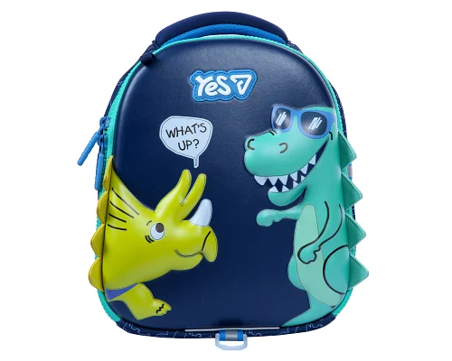 Рюкзак дитячий дошкільний Yes Dino Friends K-33XXS (550439) для хлопчика
