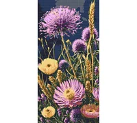 Алмазная мозаика XXL Полевые цветы 40x80 см Оригами (OD5164)