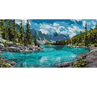 Картина за номерами Дихання Альп 40х80 см Ідейка (KHO6428)