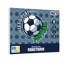 Пластилін Football 10 кольорів 200г YES (540713)