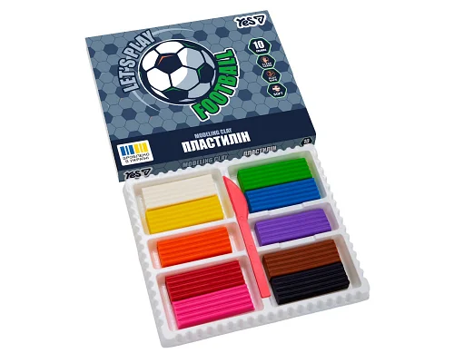 Пластилін Football 10 кольорів 200г YES (540713)