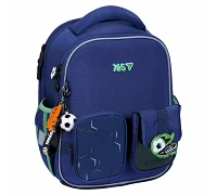 Рюкзак шкільний каркасний Yes Football Fan H-100S для хлопця 35 см (550219)
