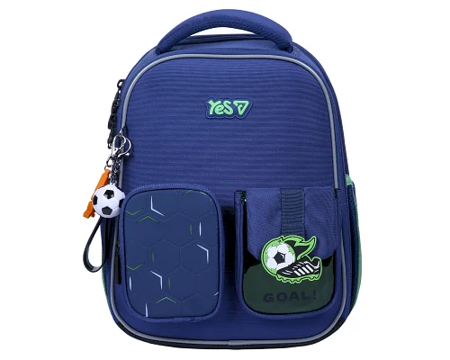 Рюкзак шкільний каркасний Yes Football Fan H-100S для хлопця 35 см (550219)