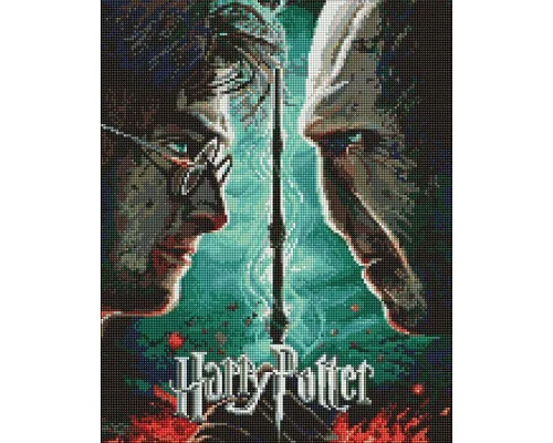 Алмазна мозаїка Harry Potter: Гаррі та Волдеморт 40х50 см Ідейка (AMO20357)