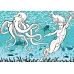 Книжка-розмальовка зі стікерами Аквамен Ідейка (LCB46)