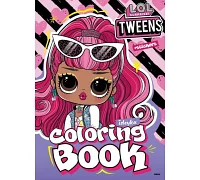 Книжка-розмальовка зі стікерами Tweens Cherry 21x29 Ідейка (LCB29)